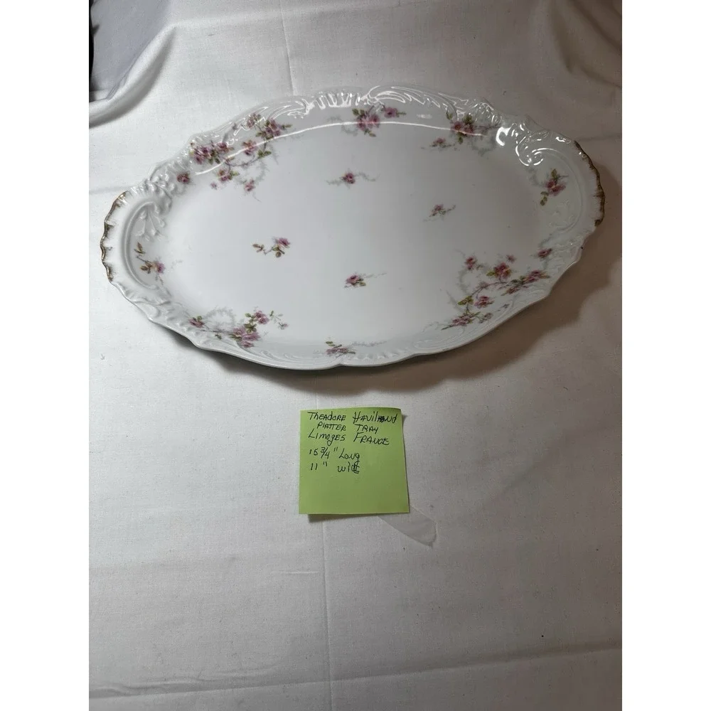 Theodore Haviland Limoges France‎ Serving Platter 15 3/4